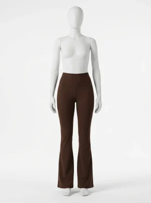 Pantalon flare élasthanne sport taille haute push up femme - Vue 1 - Pantalon flare